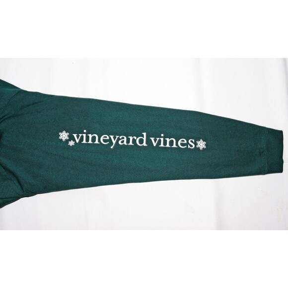 Vineyard Vines Charleston Green Santa Whale Men's Long Sleeve T Shirt Size XL - Picture 5 of 8